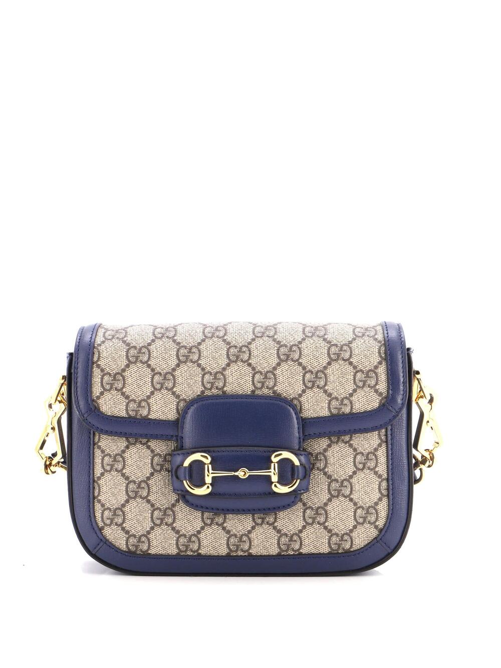 Gucci Horsebit Shoulder Bag Gg Coated #372800G24B